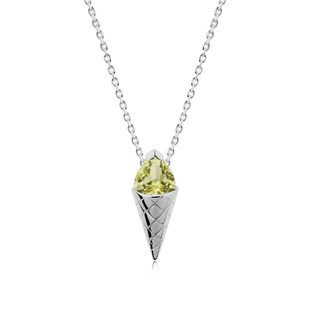 Ice Cream Inspired Lemon Quartz Pendant - Image 4