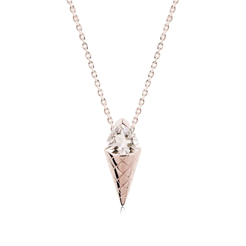 Ice Cream Inspired Morganite Pendant - Image 5