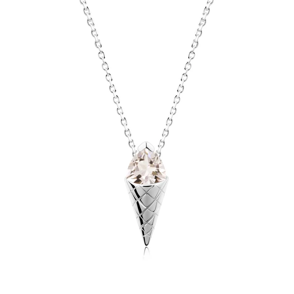 Ice Cream Inspired Morganite Pendant - Image 7