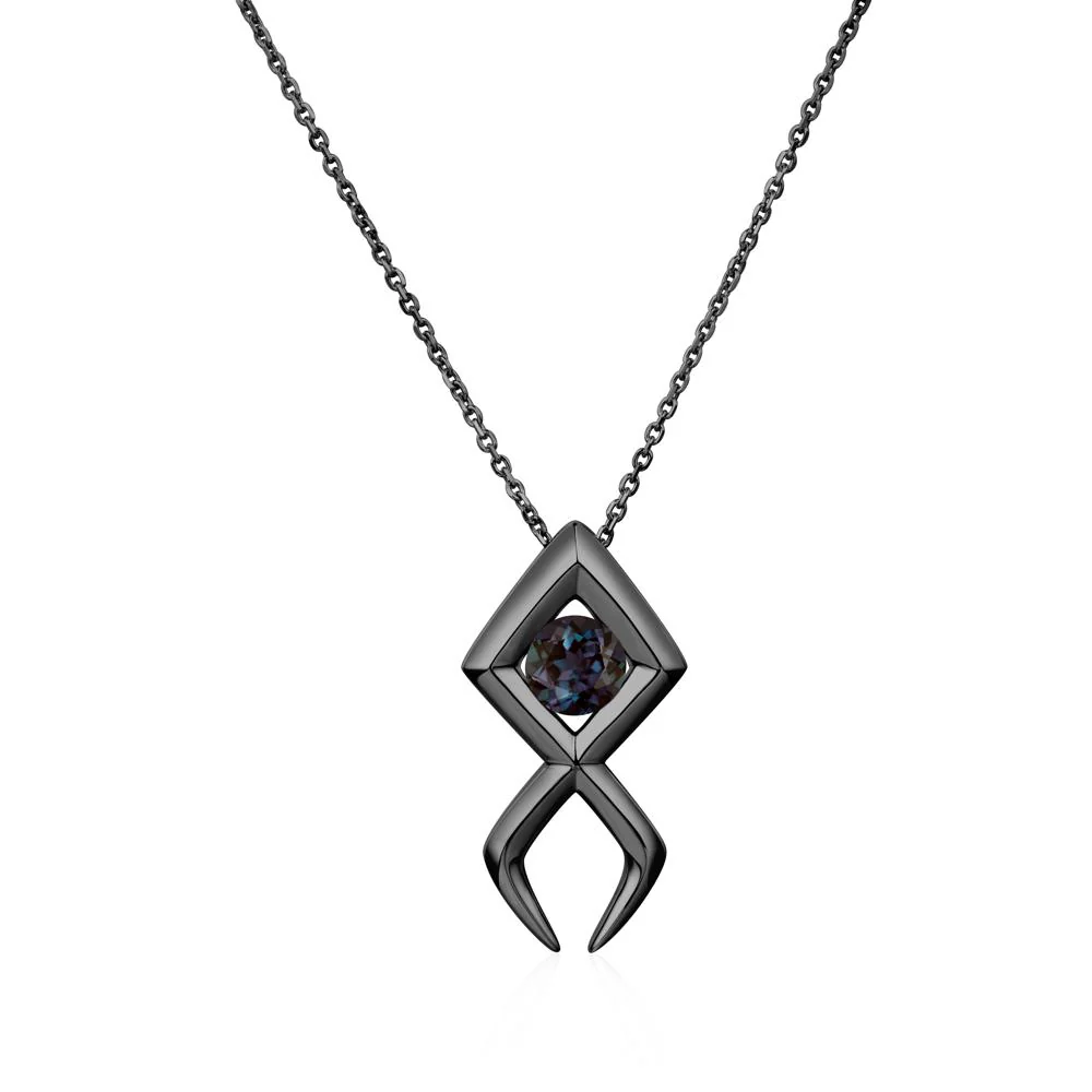 Jesus Fish Alexandrite Necklace - Image 11