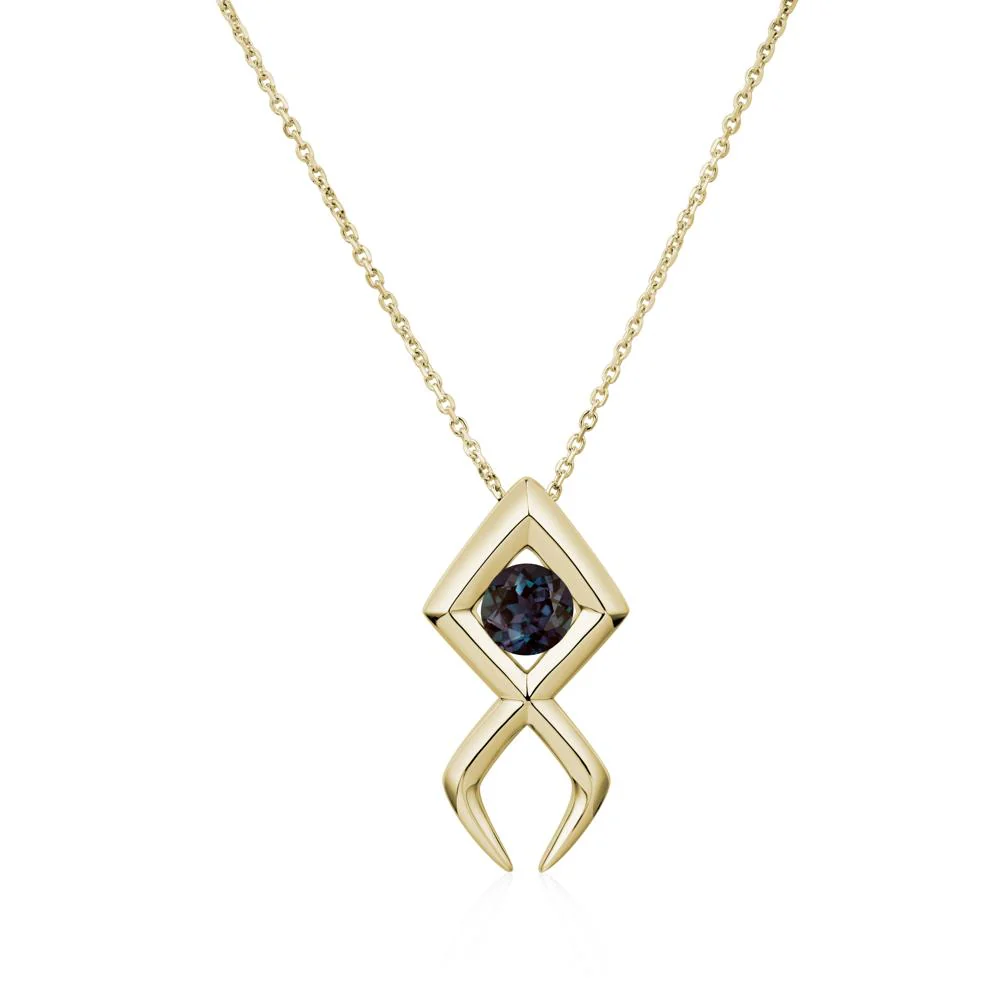 Jesus Fish Alexandrite Necklace - Image 13
