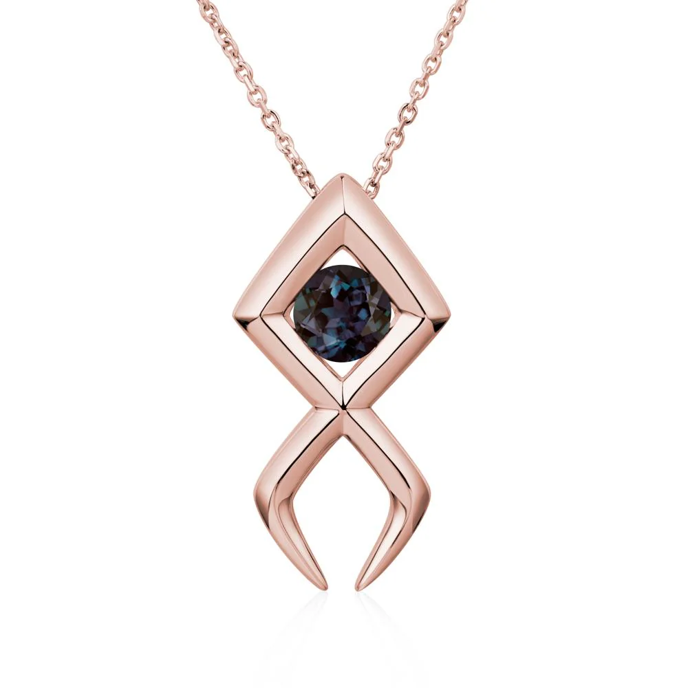 Jesus Fish Alexandrite Necklace - Image 9
