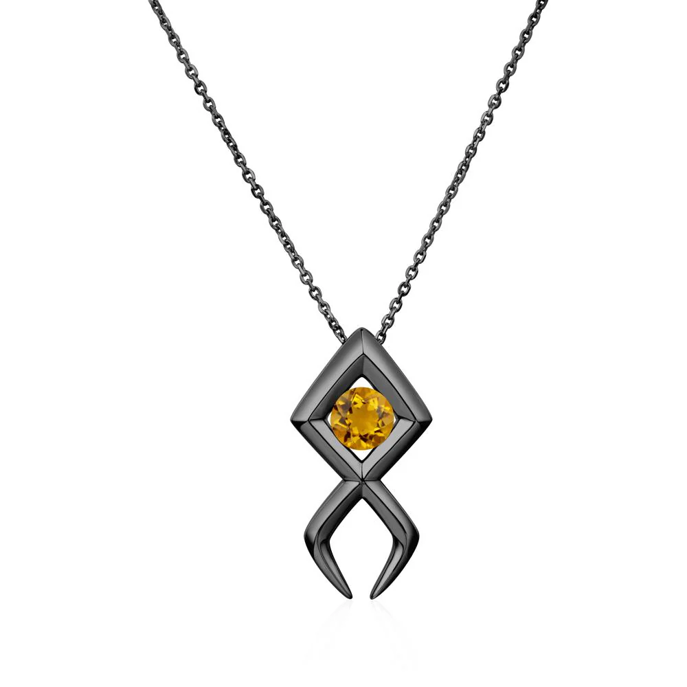 Jesus Fish Citrine Necklace - Image 11