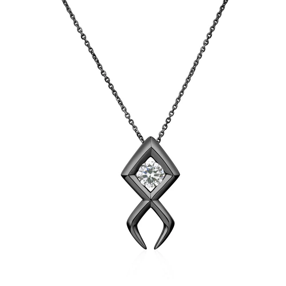 Jesus Fish Cubic Zirconia Necklace - Image 11