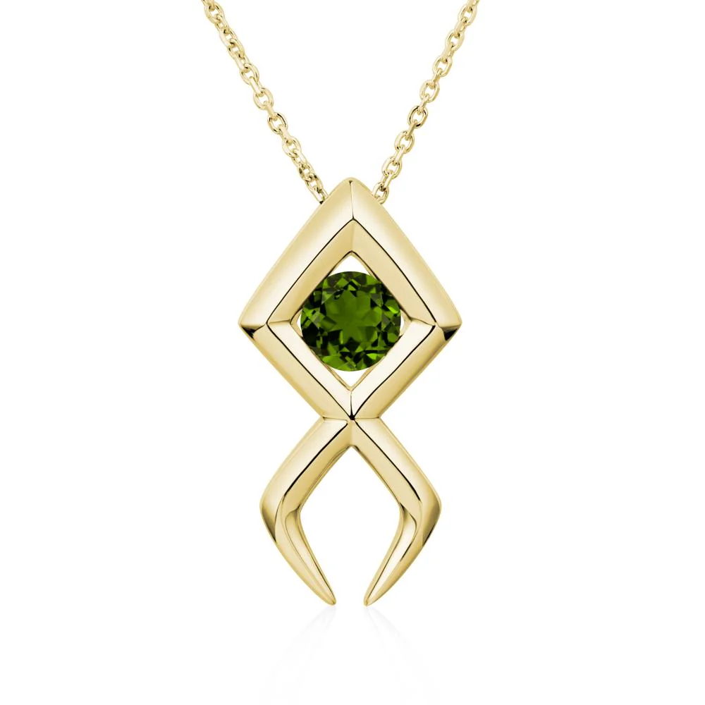 Jesus Fish Diopside Necklace - Image 8