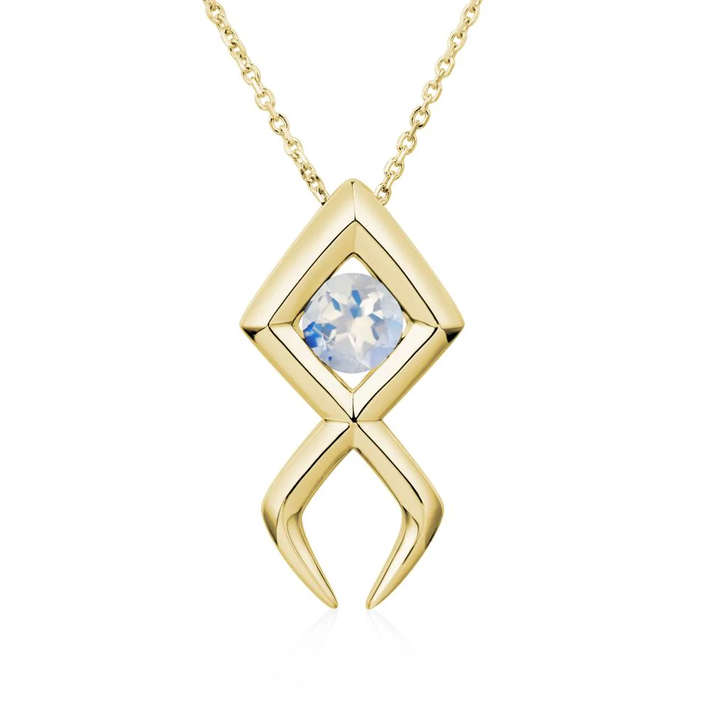Jesus Fish Moonstone Necklace - Image 8