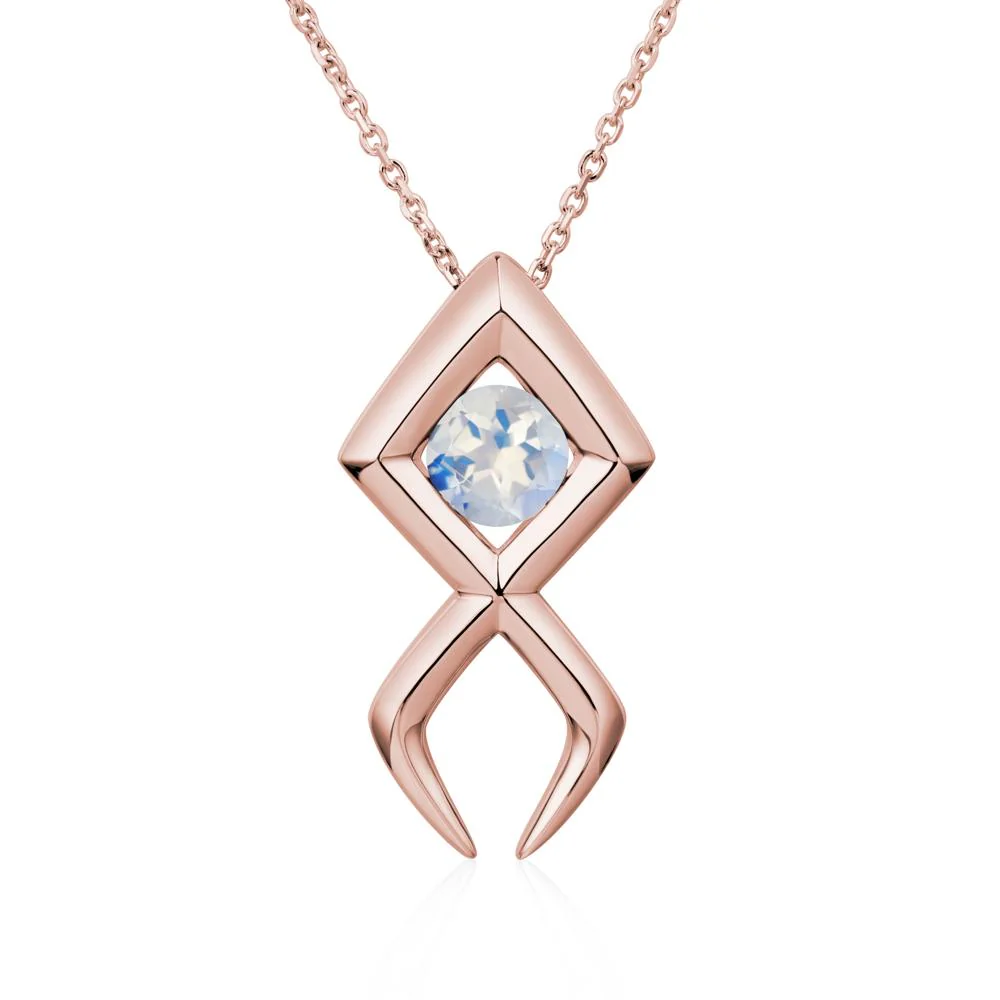 Jesus Fish Moonstone Necklace - Image 9