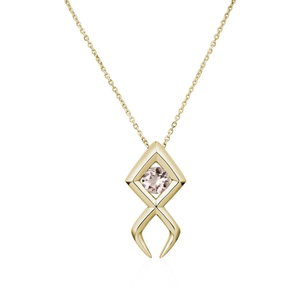 Jesus Fish Morganite Necklace - Image 13