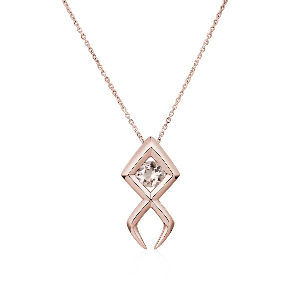 Jesus Fish Morganite Necklace - Image 14