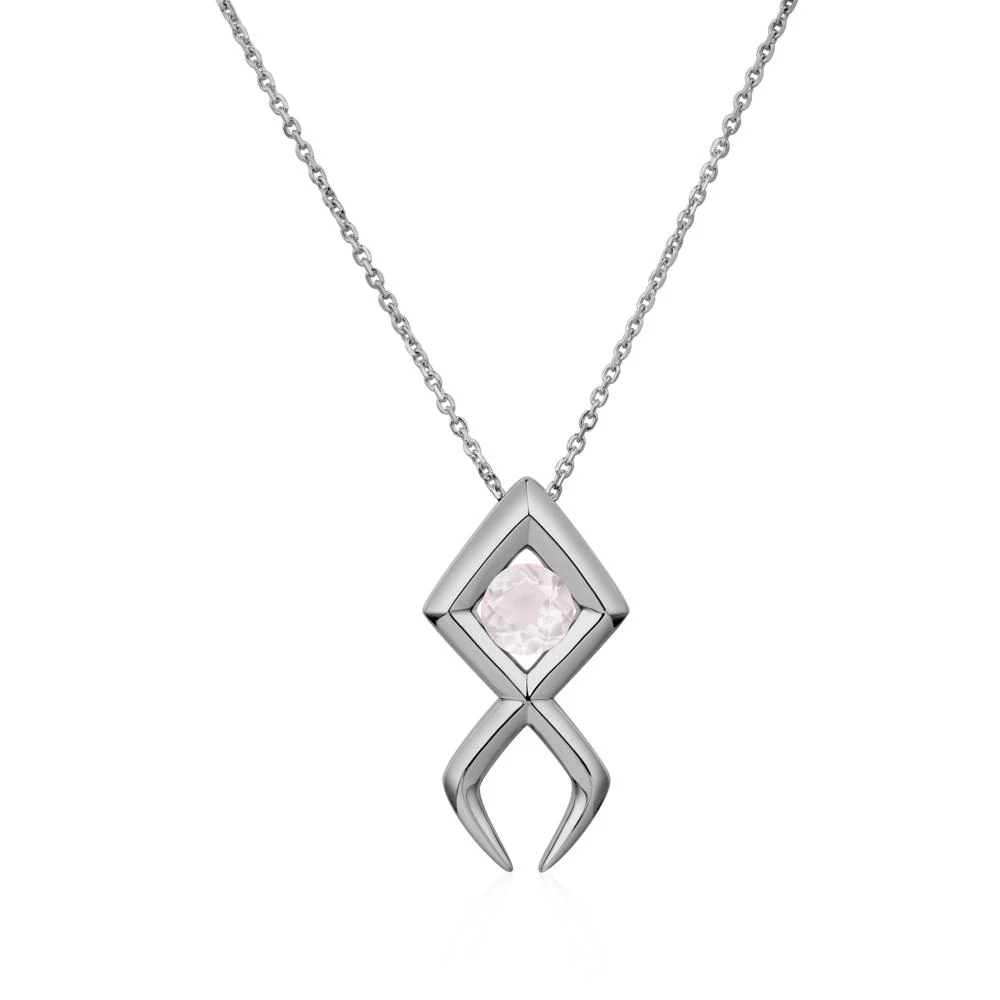 Jesus Fish Rose Quartz Necklace - Image 15