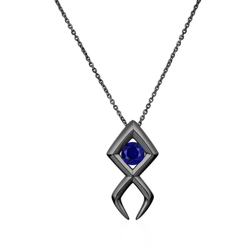 Jesus Fish Sapphire Necklace - Image 11