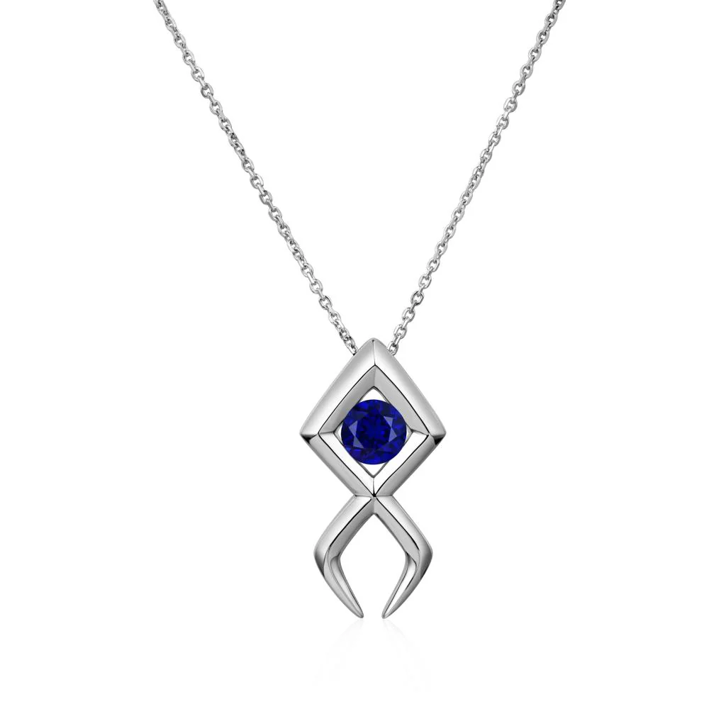 Jesus Fish Sapphire Necklace - Image 16