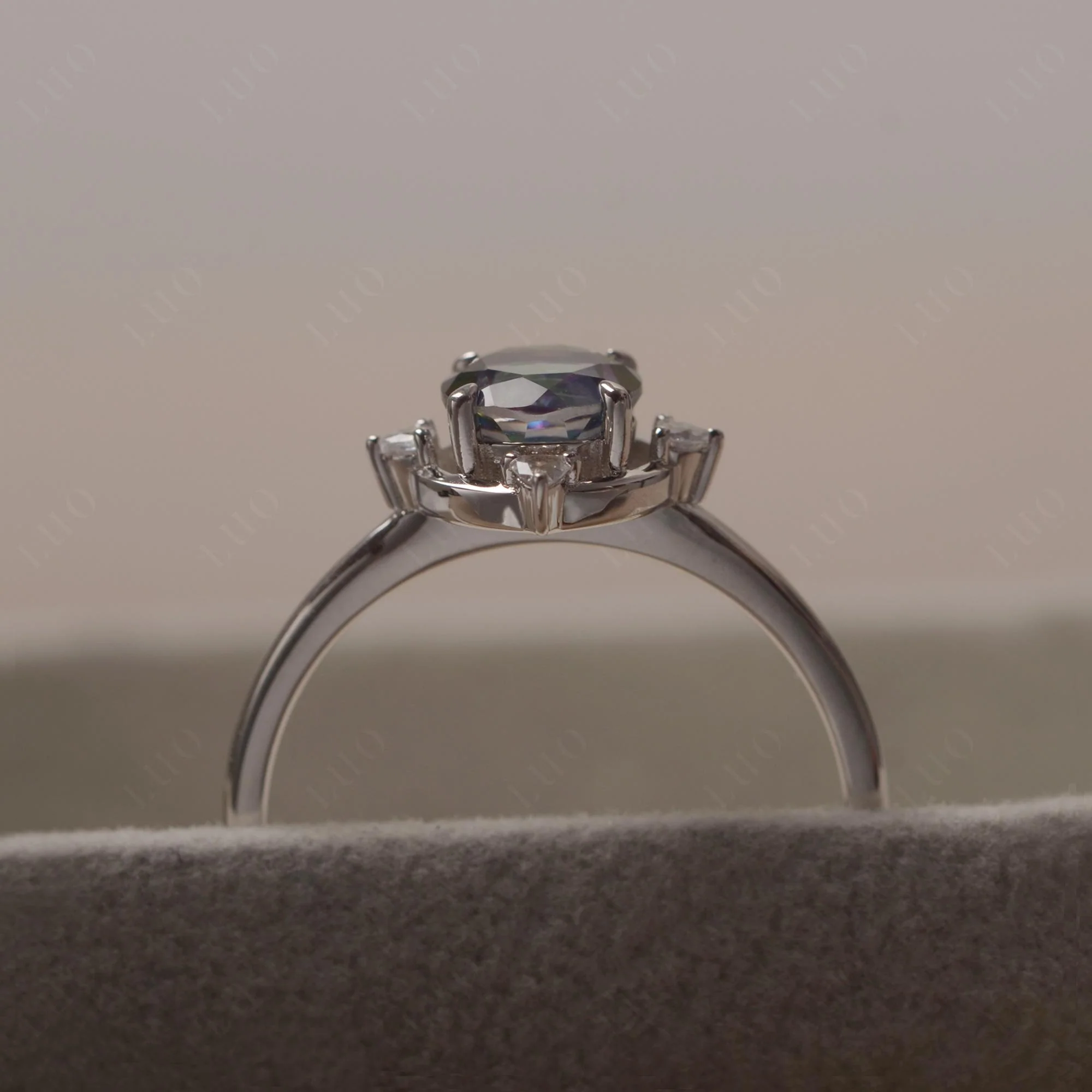 Mystic Topaz Compass Setting Ring - Image 13