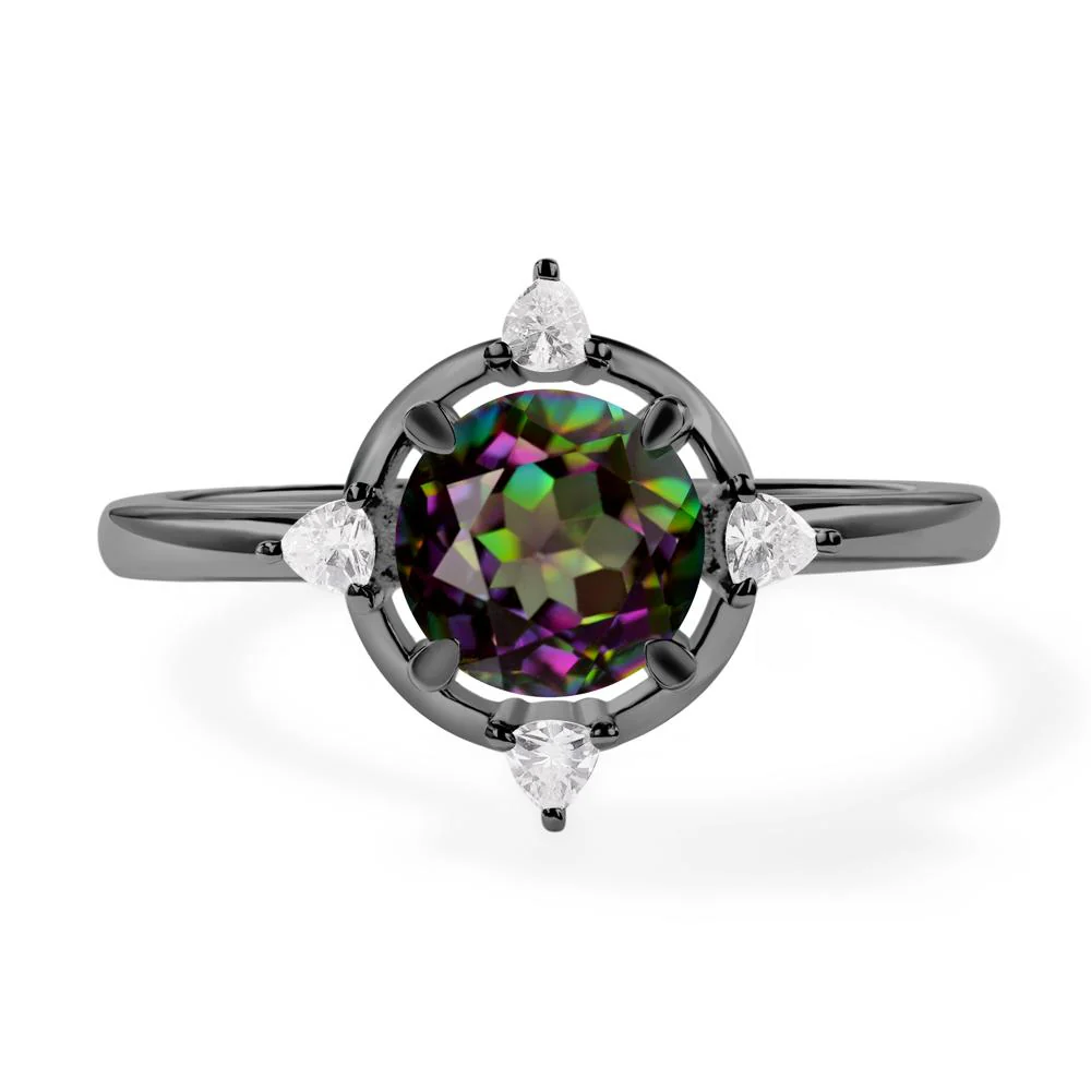Mystic Topaz Compass Setting Ring - Image 3
