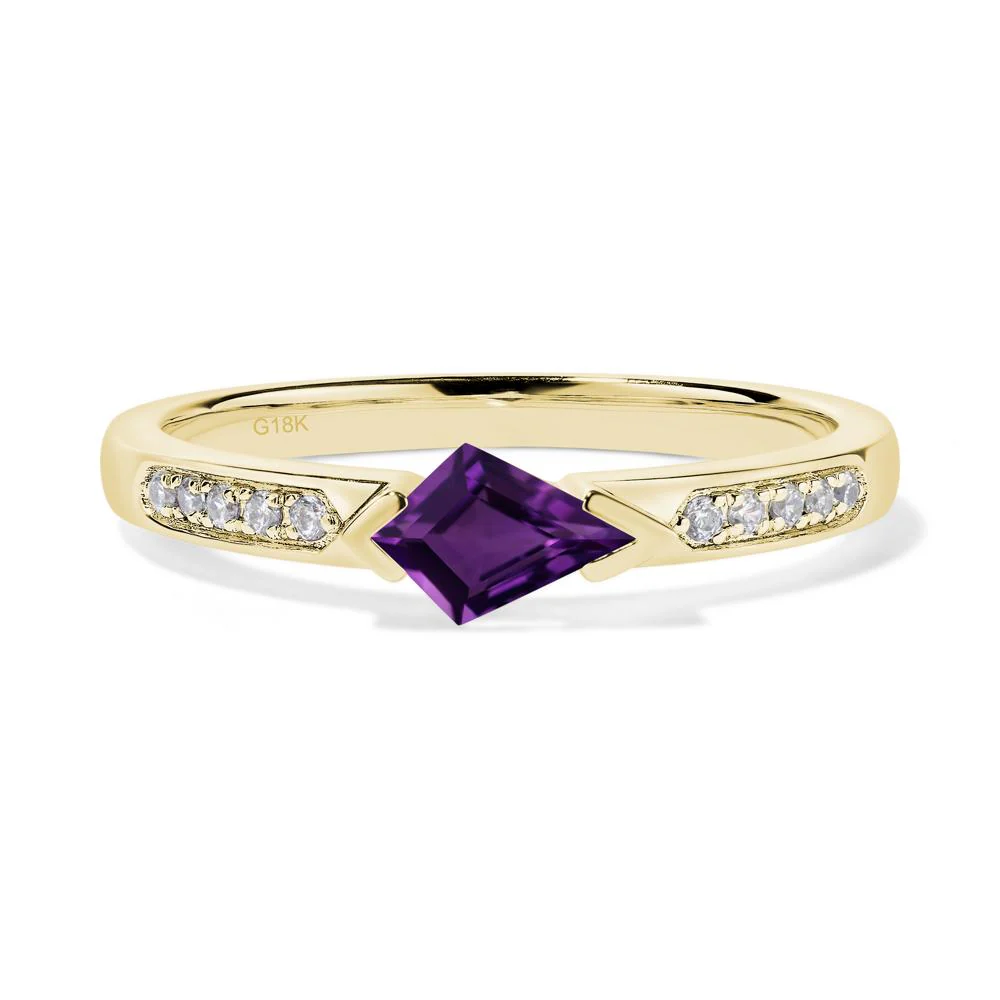 Amethyst Tiny Wedding Ring - Image 8