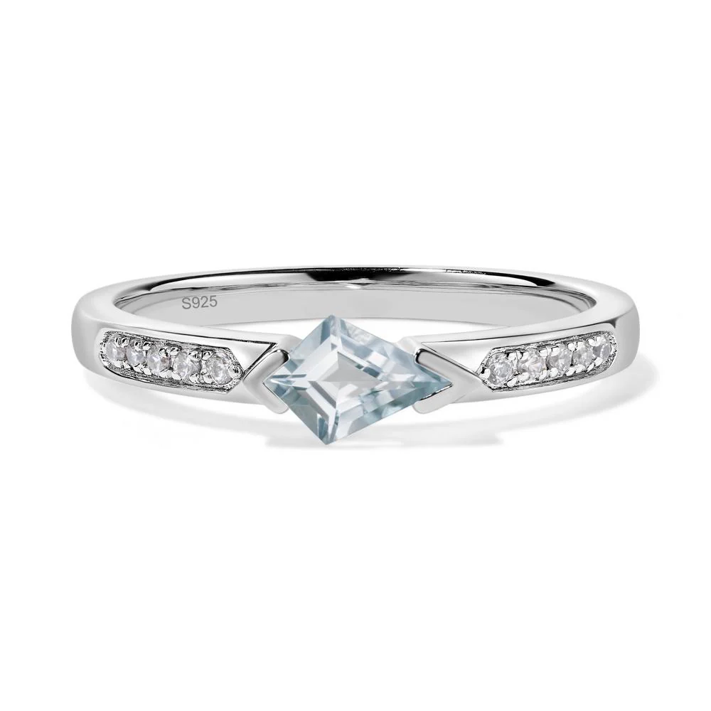 Aquamarine Tiny Ring
