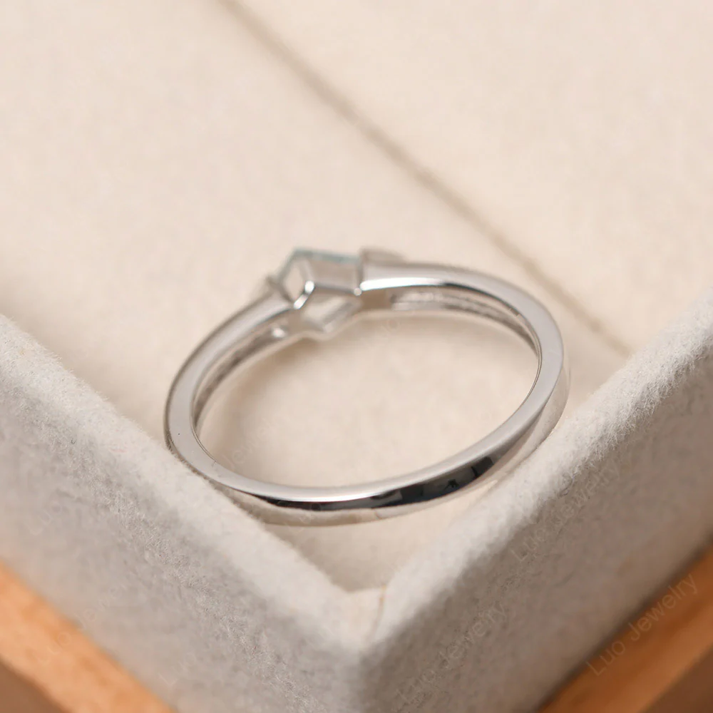 Aquamarine Tiny Ring - Image 12