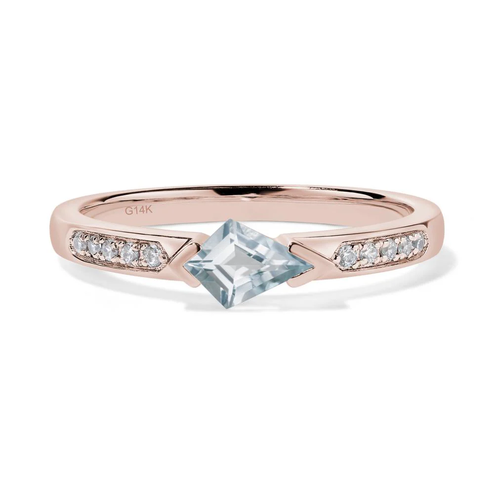 Aquamarine Tiny Ring - Image 3