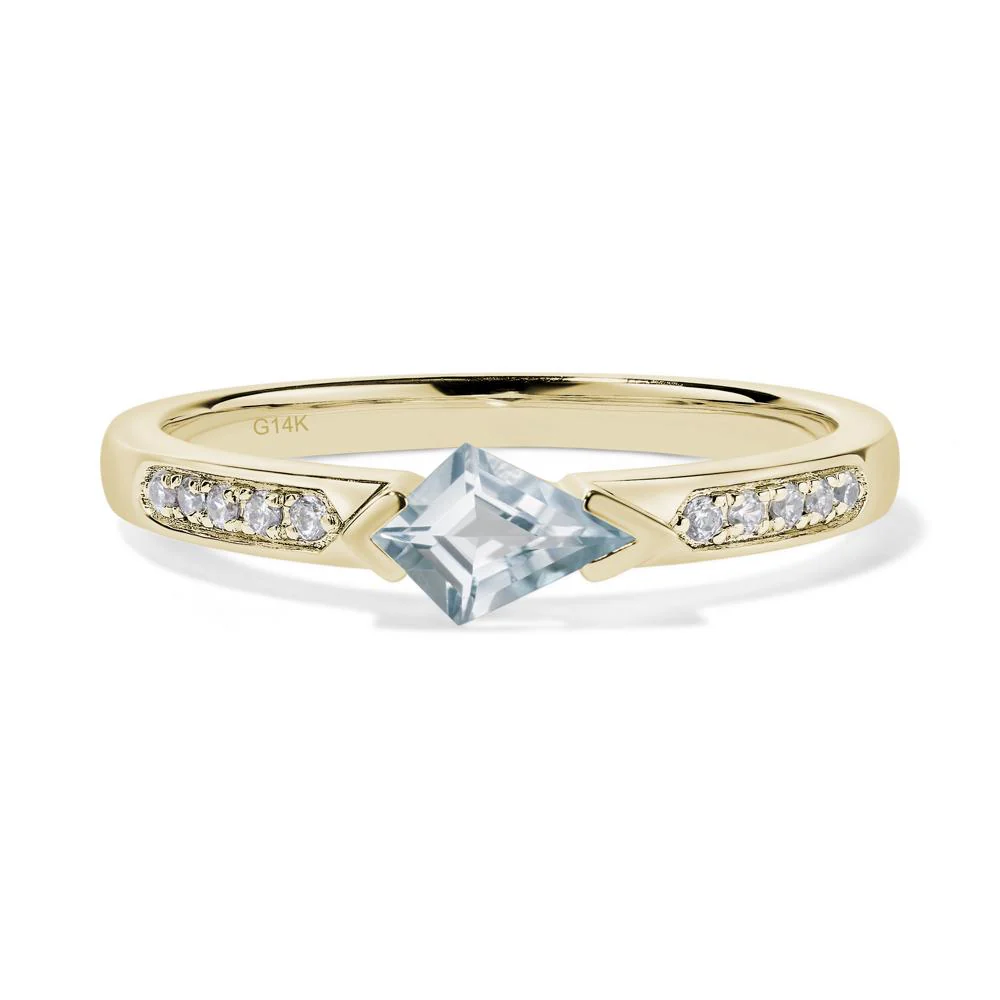 Aquamarine Tiny Ring - Image 5