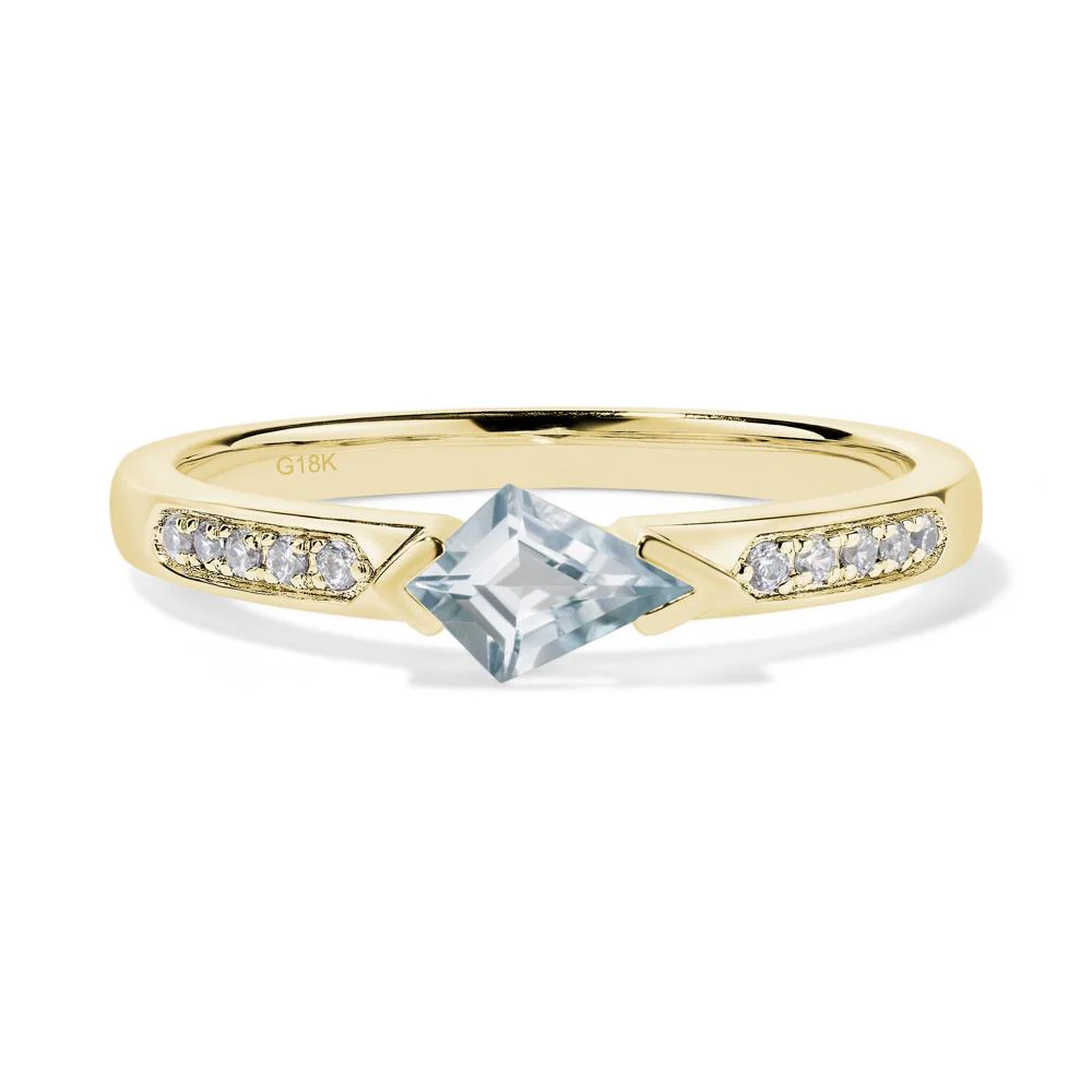 Aquamarine Tiny Ring - Image 8