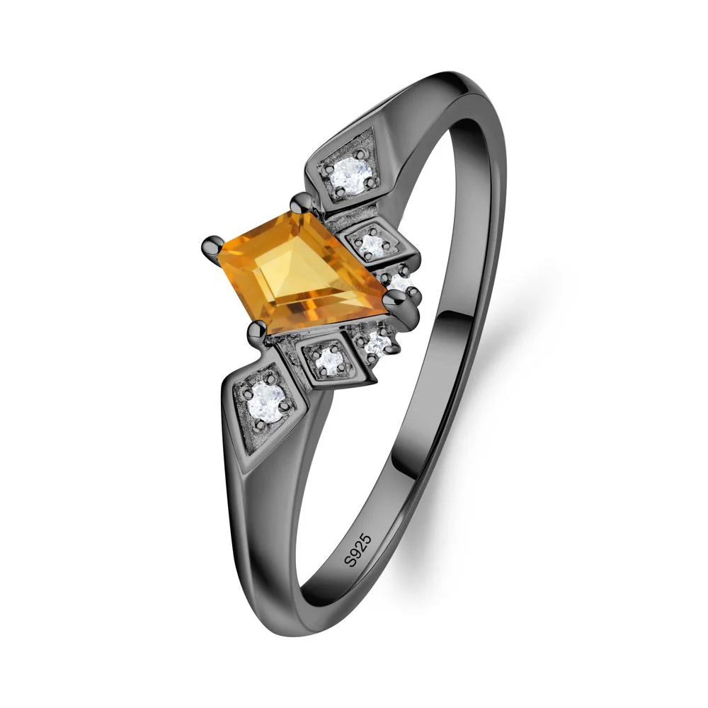 Kite-Cut Citrine Statement Ring - Image 5