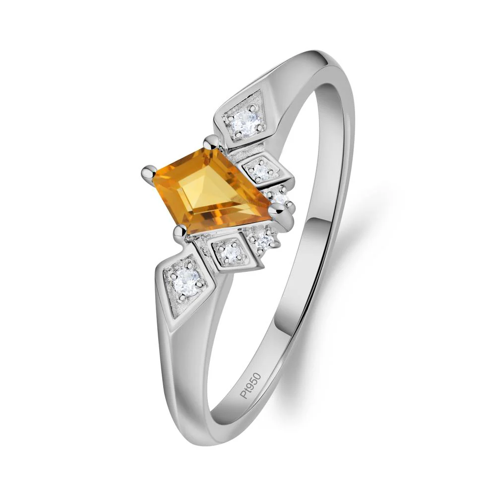 Kite-Cut Citrine Statement Ring - Image 9