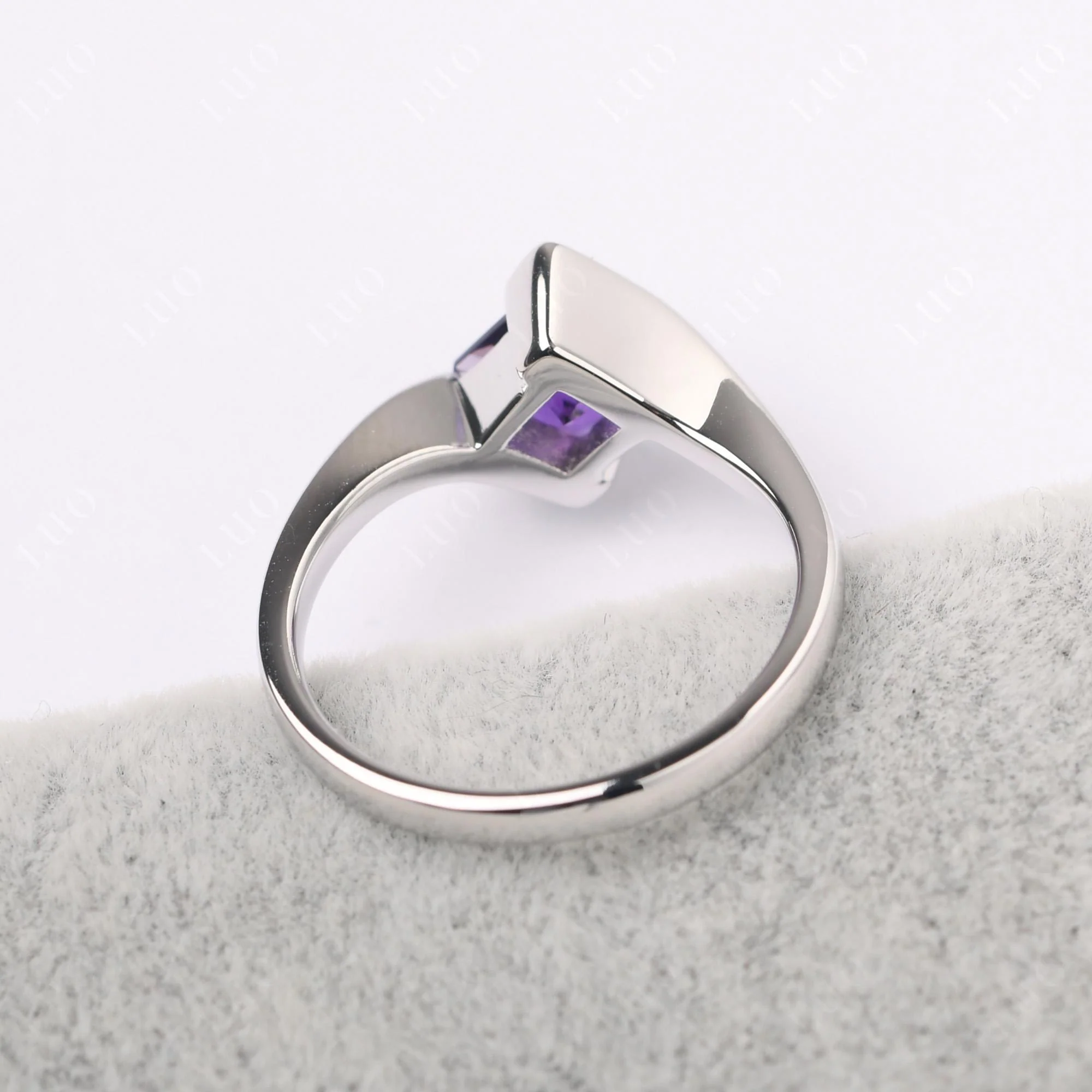 Amethyst Tension Setting Ring - Image 31