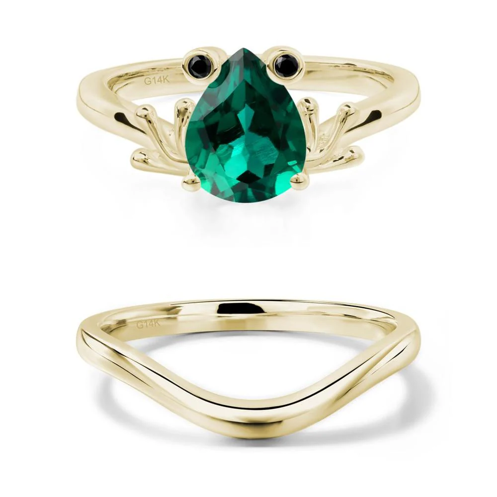 Emerald Frog Engagement Ring - Image 15