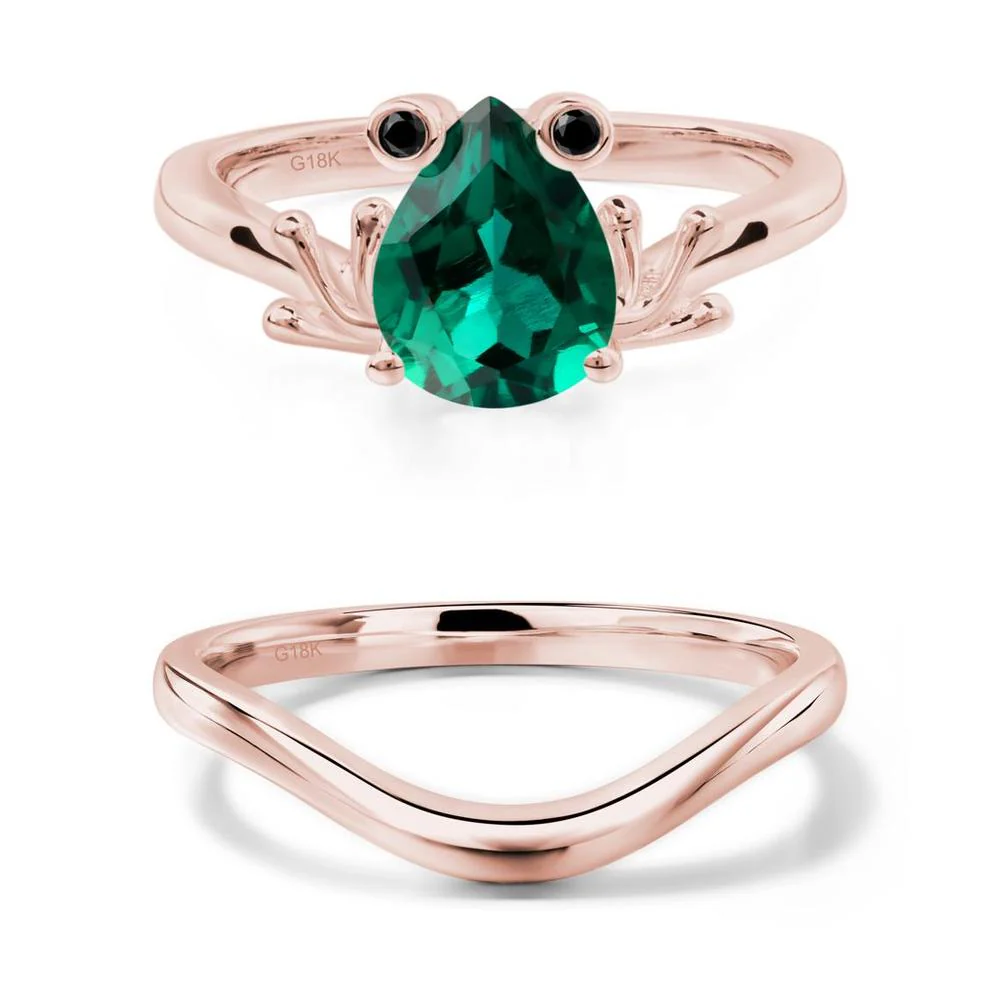 Emerald Frog Engagement Ring - Image 17