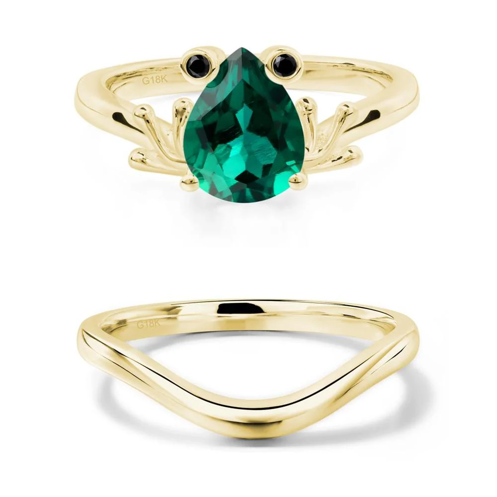 Emerald Frog Engagement Ring - Image 21