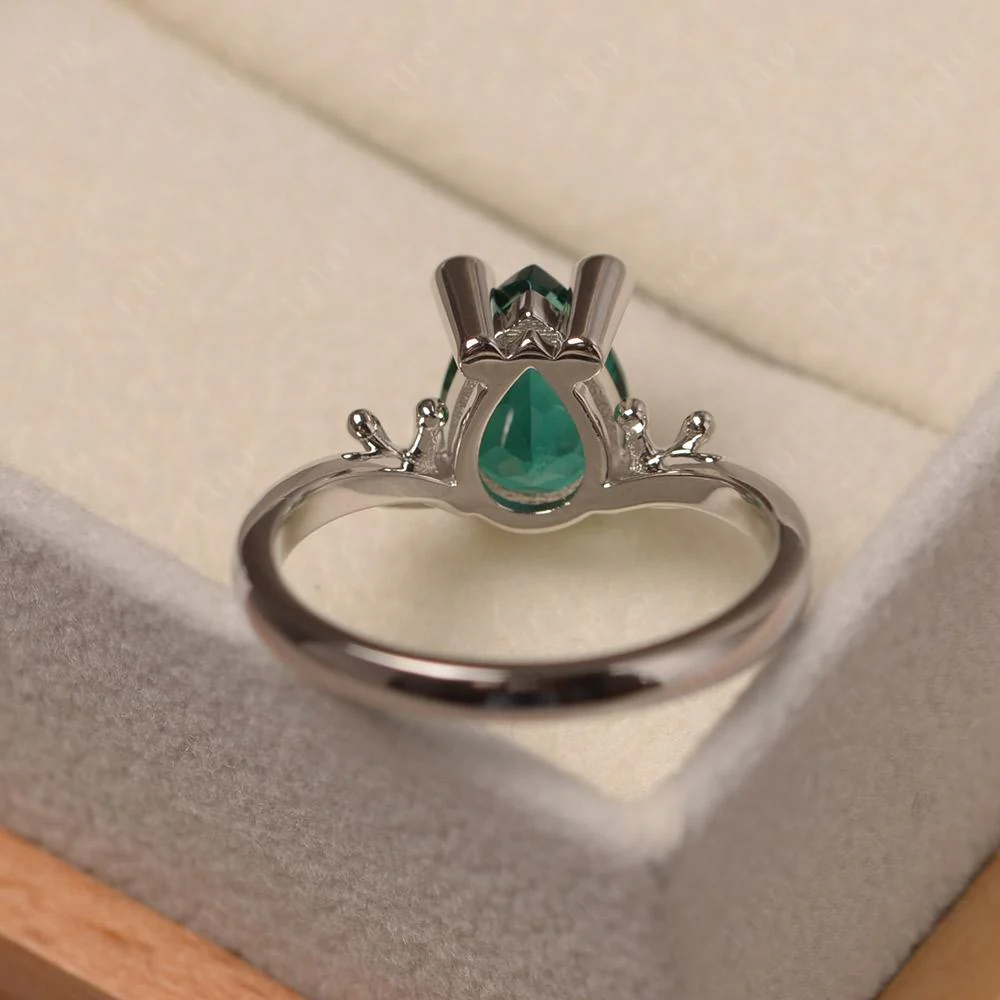 Emerald Frog Engagement Ring - Image 31