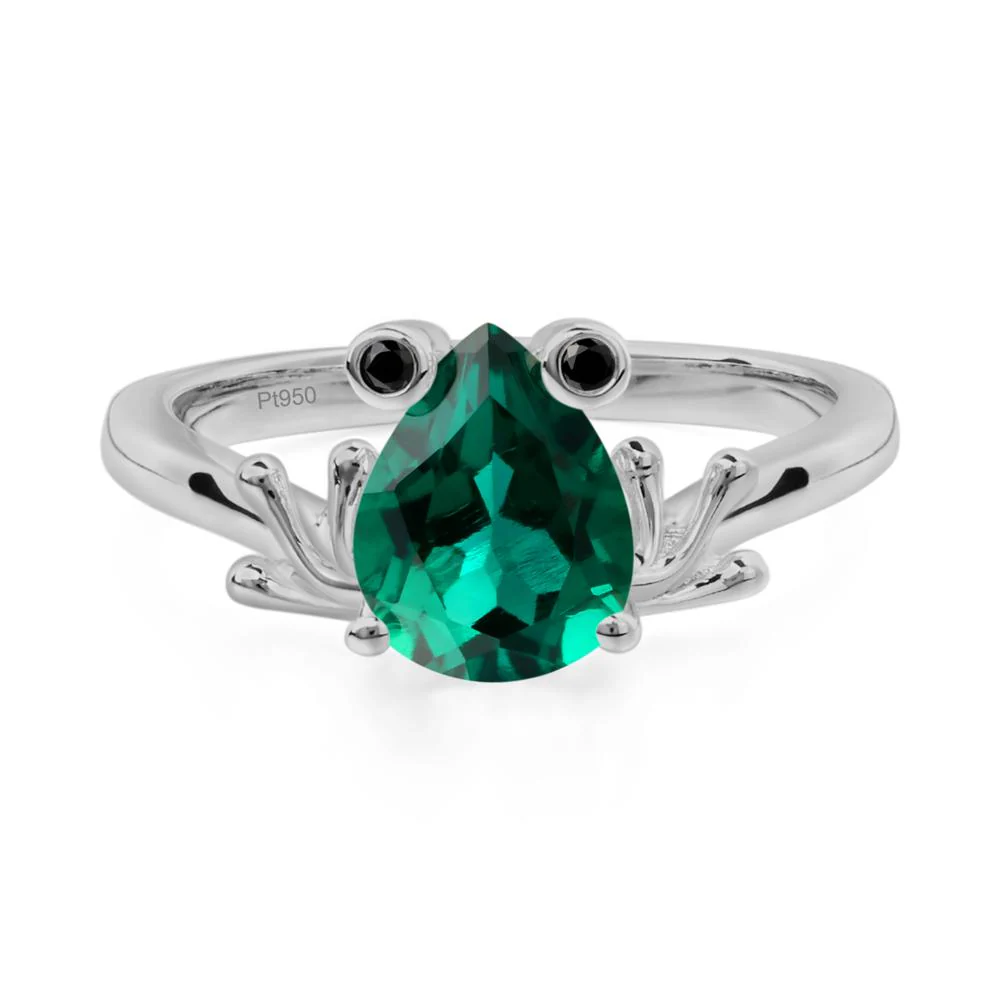 Emerald Frog Engagement Ring - Image 8