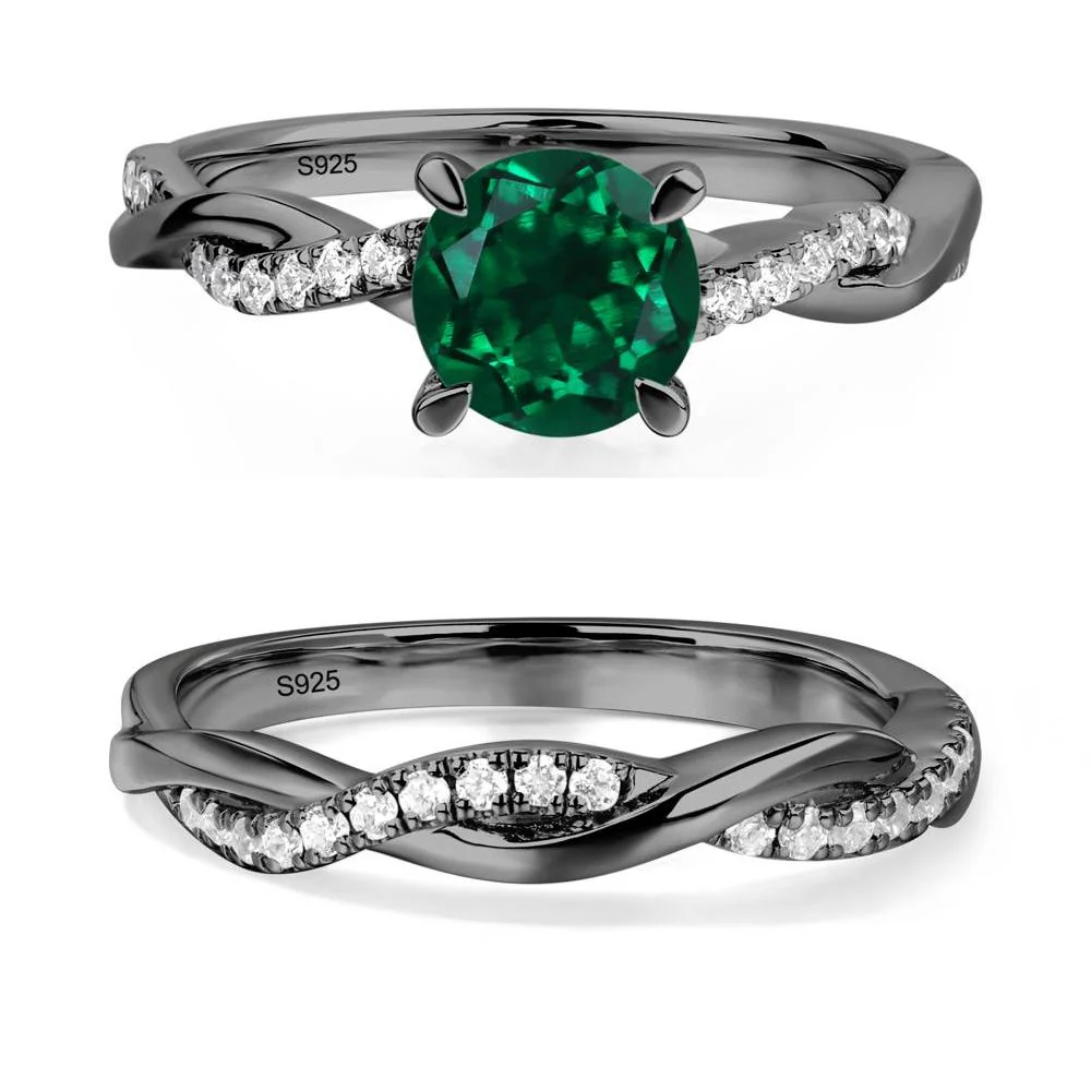 Emerald Twist Engagement Ring - Image 23