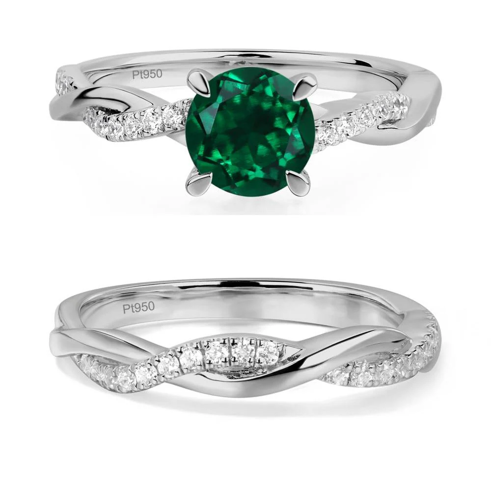 Emerald Twist Engagement Ring - Image 25