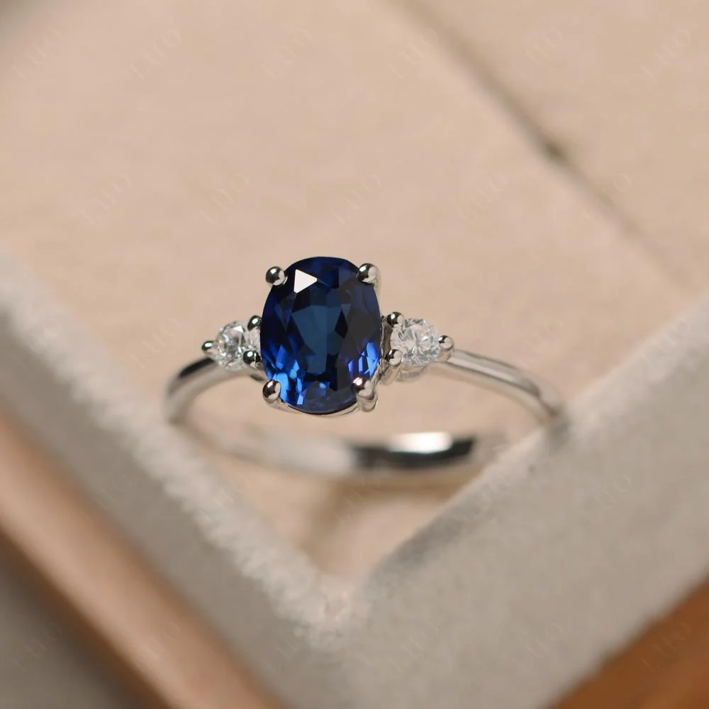 Trilogy Oval Sapphire Ring - Image 29