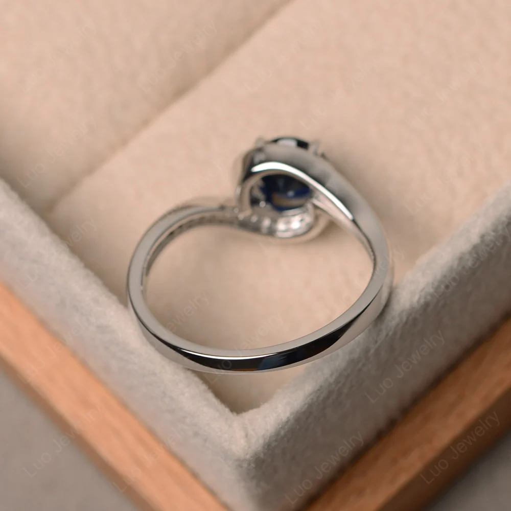 Sapphire Swirl Ring - Image 3