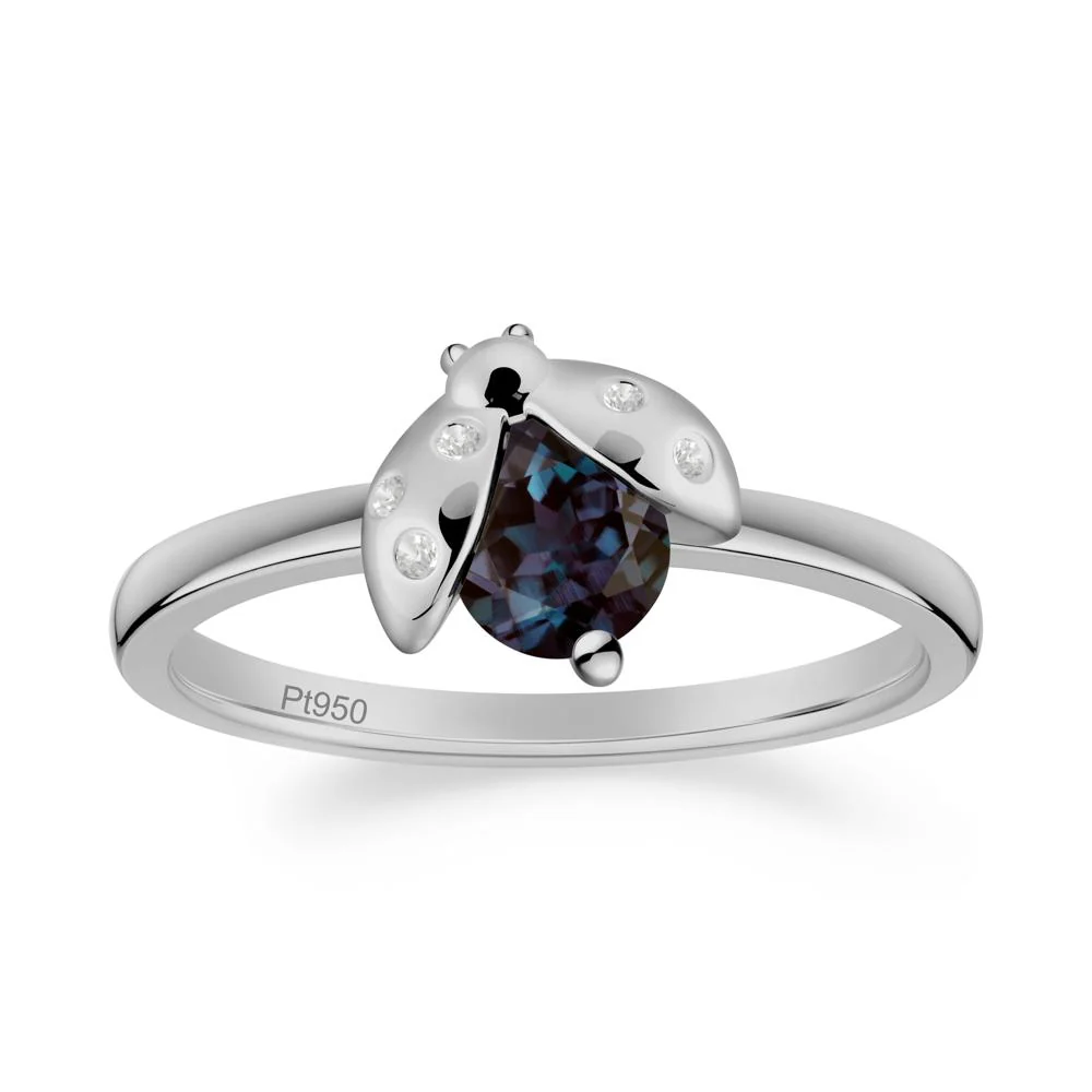 Ladybug Alexandrite Ring
