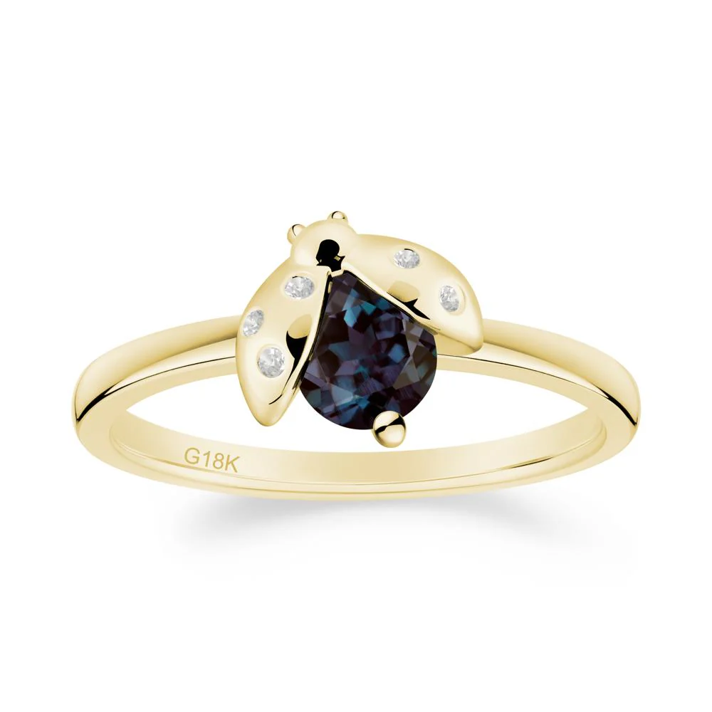 Ladybug Alexandrite Ring - Image 7