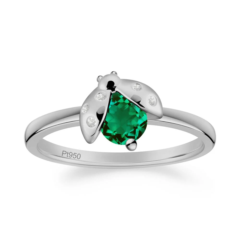 Ladybug Emerald Ring - Image 9