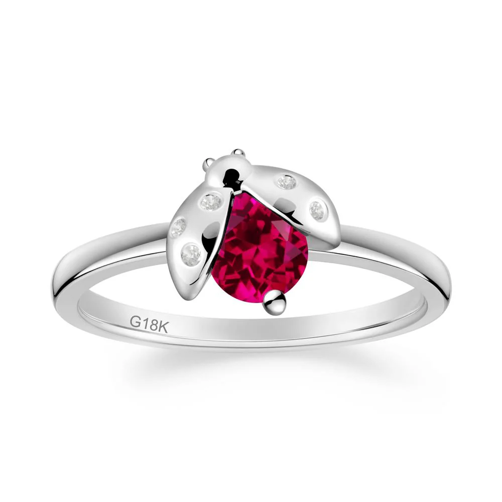 Ladybug Ruby Ring - Image 8