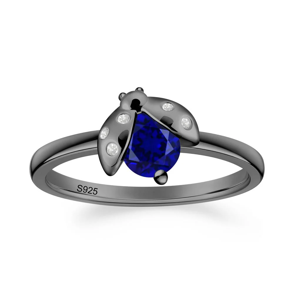 Ladybug Sapphire Ring - Image 6