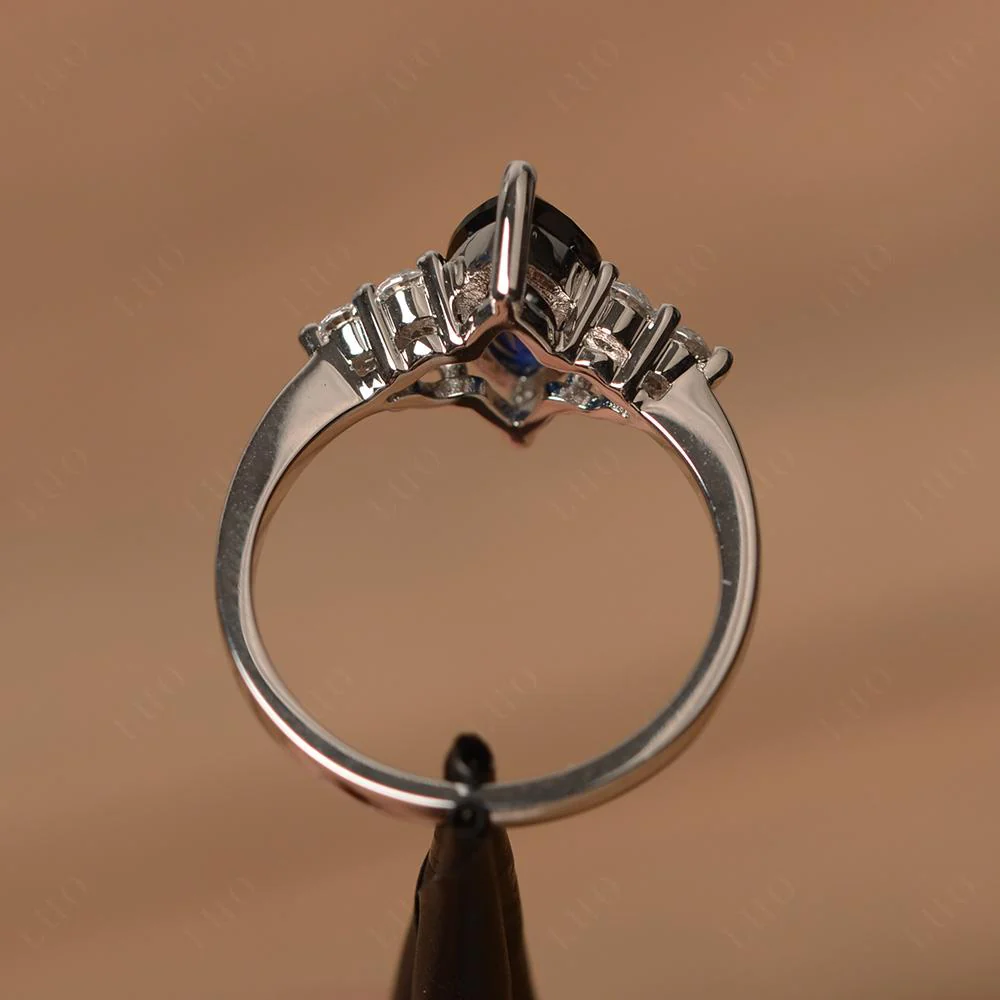 Sapphire Marquise Engagement Ring - Image 31