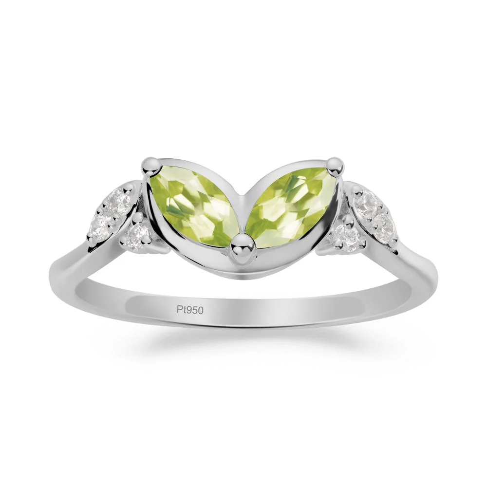 Leaf Inspired Peridot Ring - Image 4