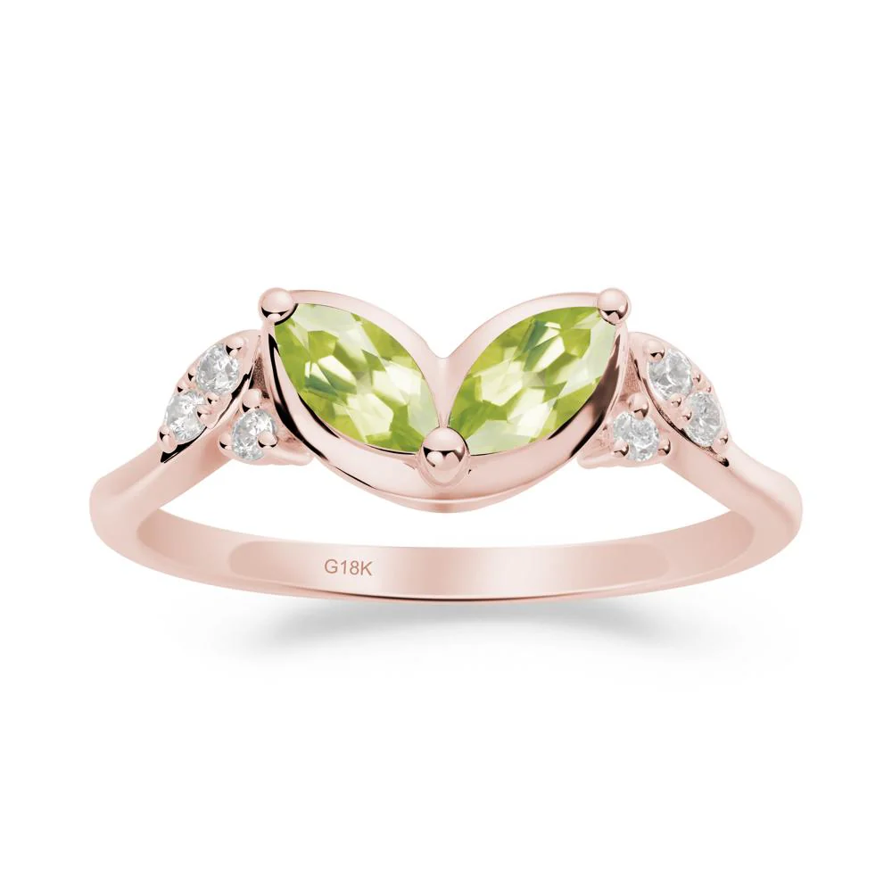 Leaf Inspired Peridot Ring - Image 7