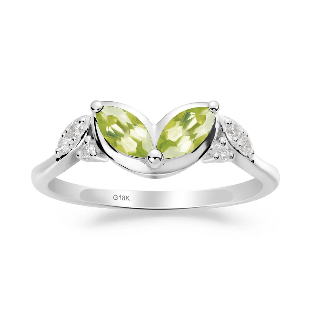 Leaf Inspired Peridot Ring - Image 9