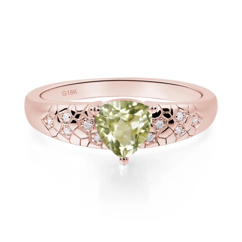Lemon Quartz Cracked Ring - Image 8