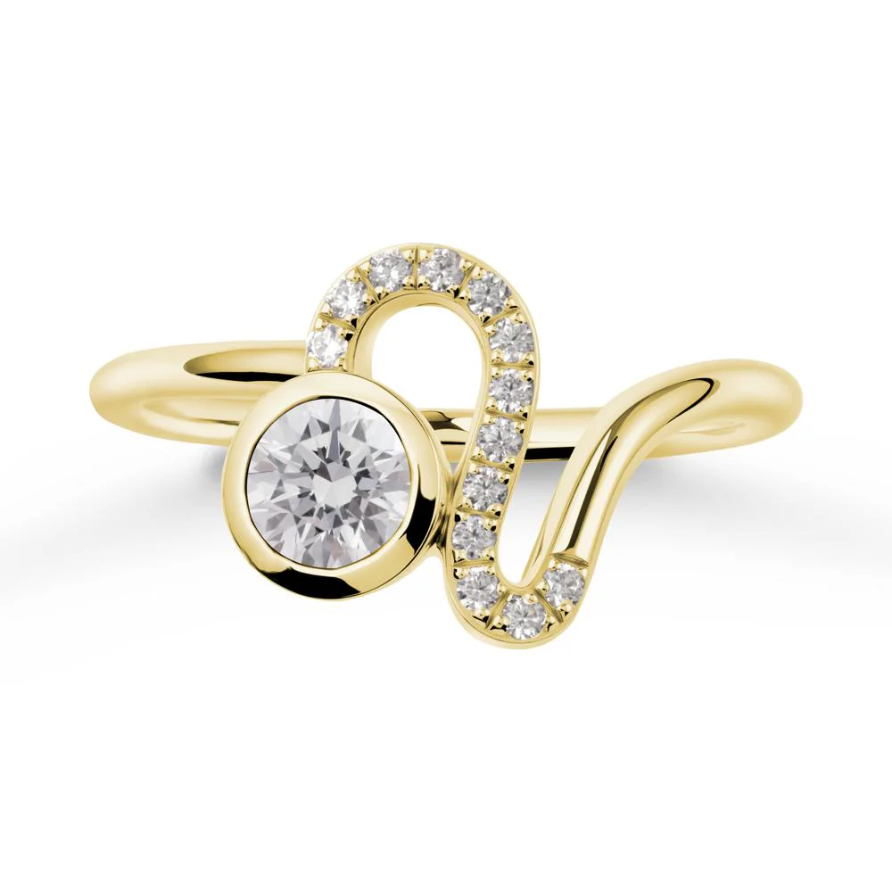Leo Zodiac Diamond Ring-Generous & Passionate - Image 6