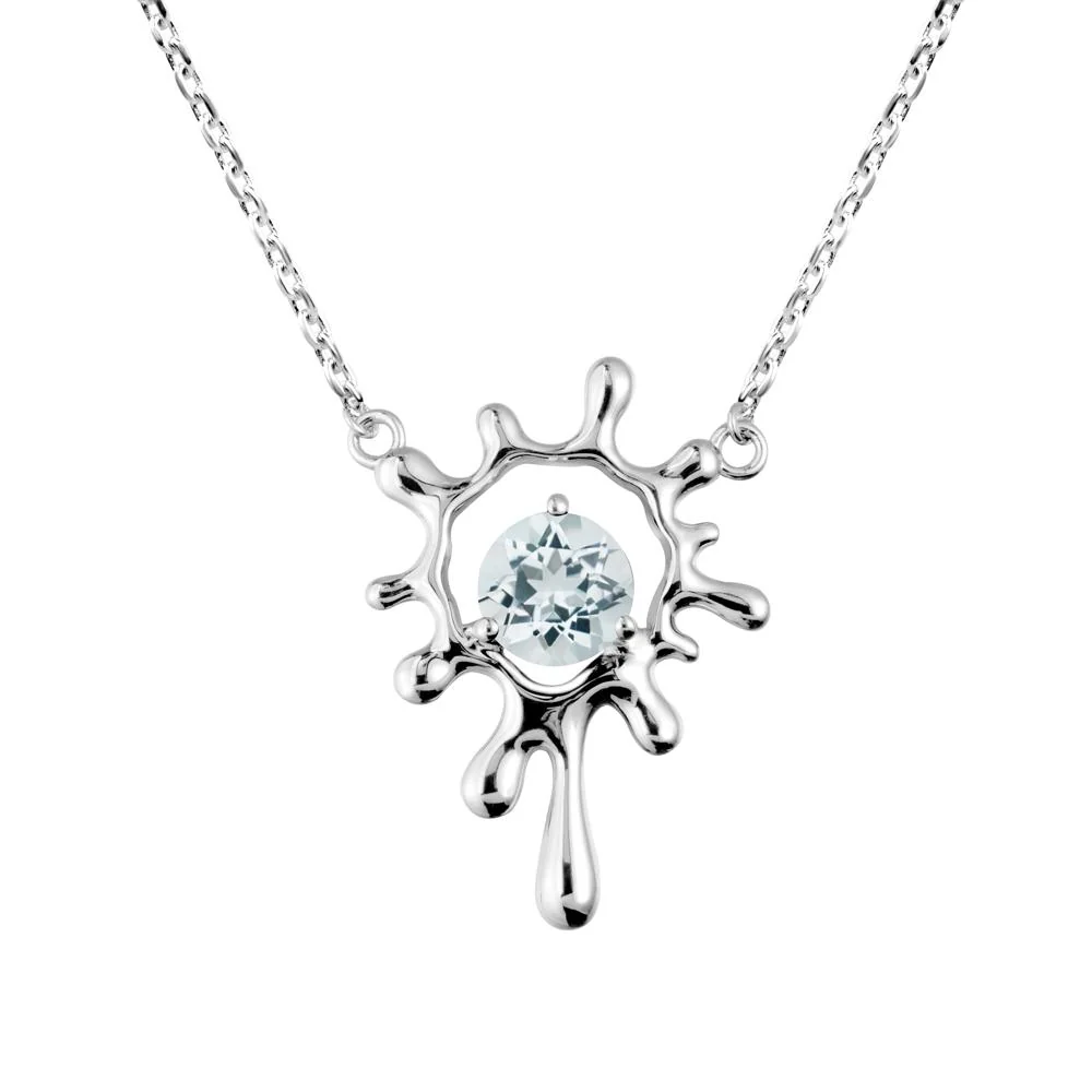 Liquid Aquamarine Necklace - Image 3