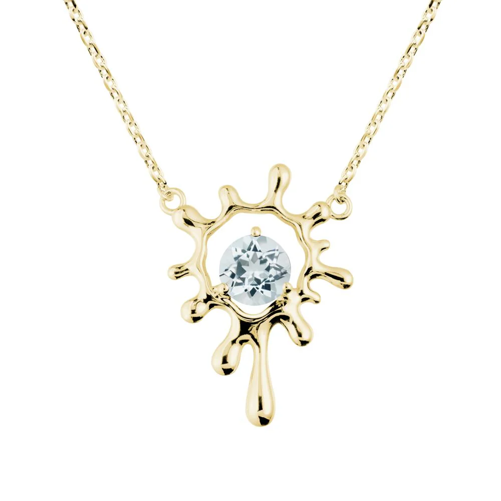 Liquid Aquamarine Necklace - Image 7