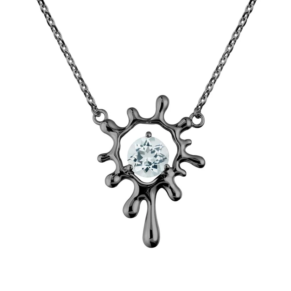 Liquid Aquamarine Necklace - Image 8